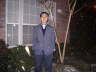 Outside apartment while with ice falling
